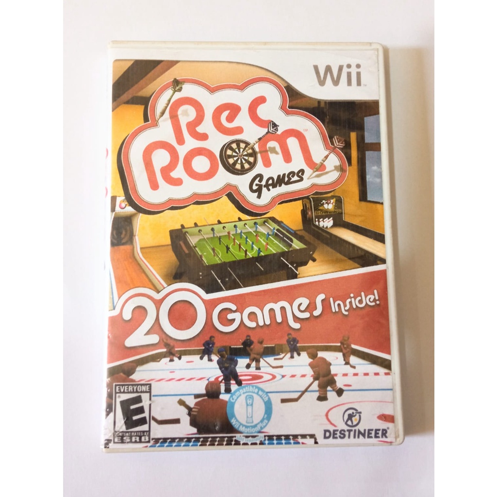 Jogo Original Rec Room games Nintendo Wii Shopee Brasil