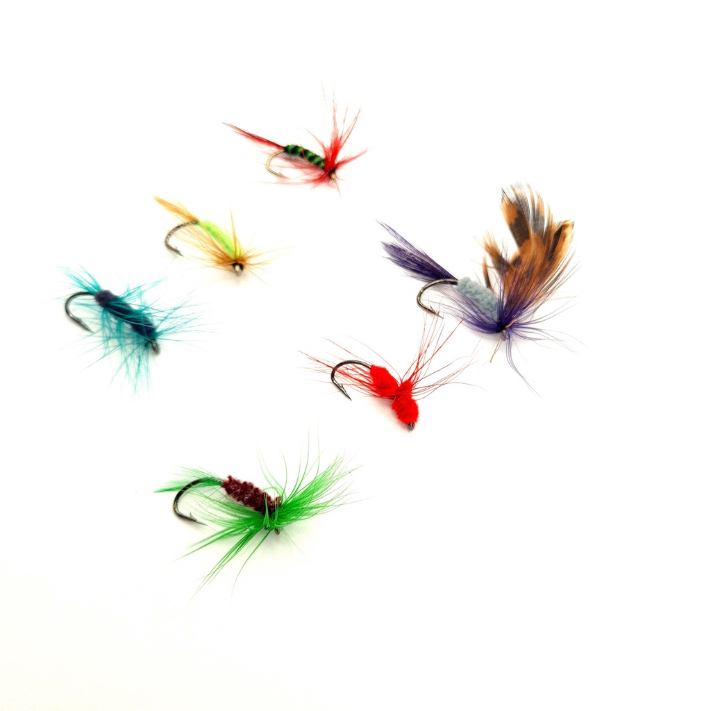 kit Isca Artificial Mosca Pesca Fly Tilapia Lambari - 6un