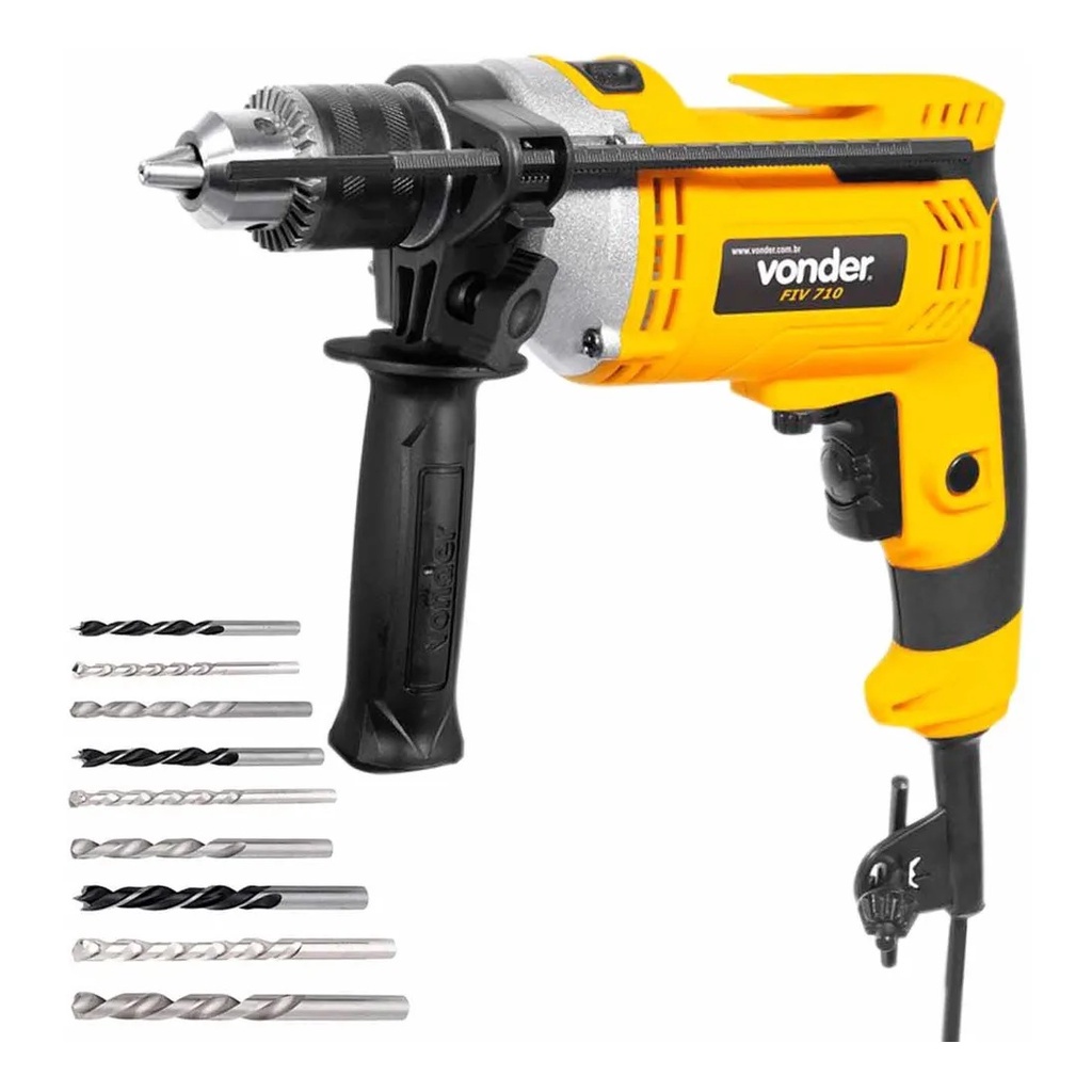 Kit Esmerilhadeira 750w + Furadeira 710w EFV751 Vonder 220v