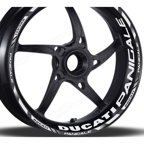Friso + Adesivo Refletivo D5 Roda Moto Ducati Panigale