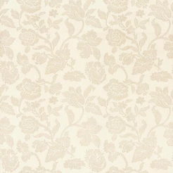 Papel de parede com fundo palha e detalhes em bege Para Quartos e Sala