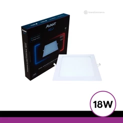 Painel Led NEO Embutir Quadrado 18W 2700k~6500k Bivolt Avant