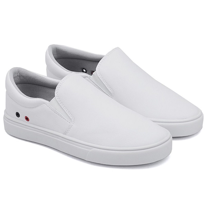 Tênis Sapatênis Iate Original Slip on Calce Fácil Hype Shoes Com Ilhós - Branco - Unissex em Oferta na Shopee