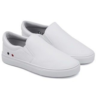 Tênis Sapatênis Iate Original Slip on Calce Fácil Hype Shoes Com Ilhós - Branco - Unissex em Oferta na Shopee