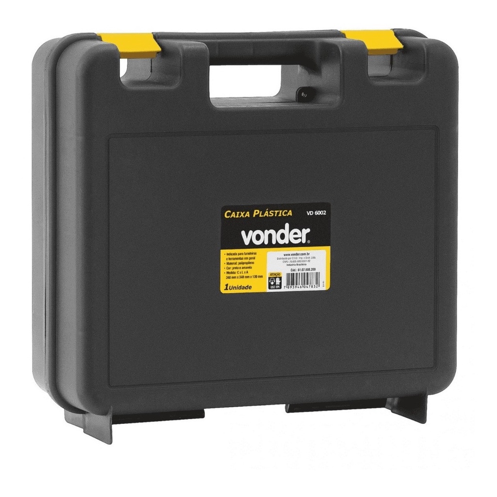 Maleta Plastica Capacidade 12kg Para Ferramentas Vonder em Oferta na Shopee