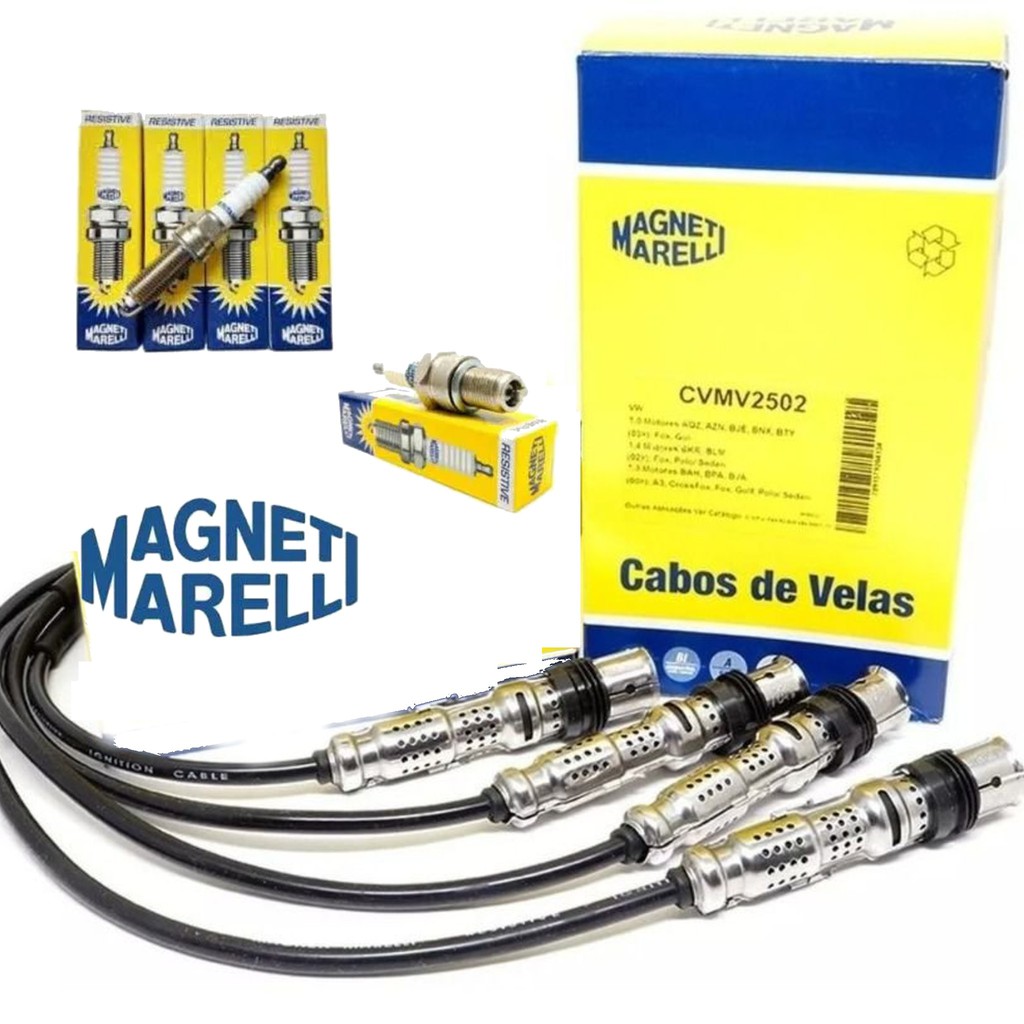 Jogo de Cabos e Velas  Fox Gol Polo Spacefox Voyage 1.0 1.6 Após 2008 em Oferta na Shopee