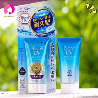 Biore Protetor Solar Uv Aqua Rico Gel Spf50 Hidratante Unissex Para Clareamento (50g/ml) em Oferta na Shopee