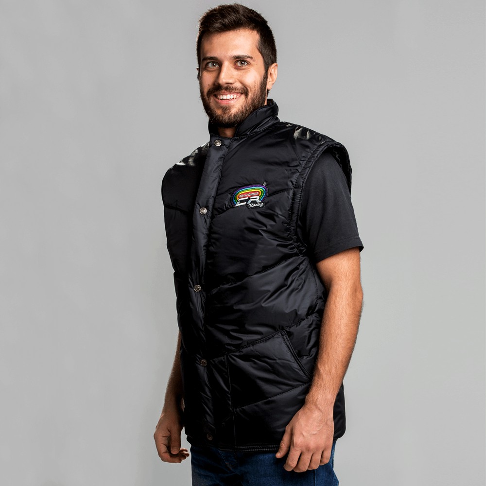 Jaqueta California Racing Tradicional Preto / Azul / Verde