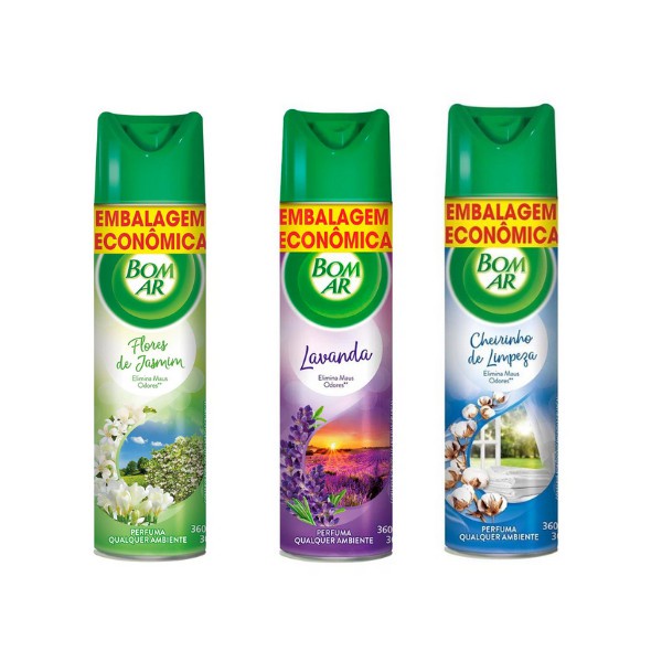 AEROSSOL Bom Ar Air Wick Aromatizador Spray (fragrâncias) 360ml (unid.)