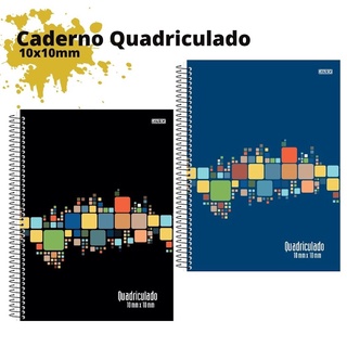 Caderno Quadriculado 10x10mm 80 Folhas Sao Domingos