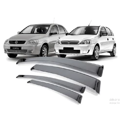 Calha Chuva Corsa Hatch Sedan 2002 2003 2004 2005 4 portas