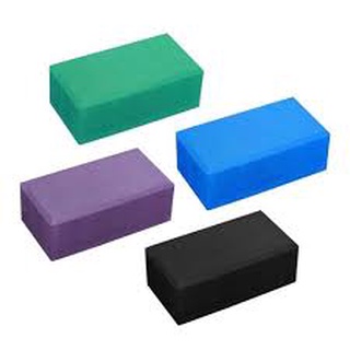 Bloco De Yóga   21cm x 11cm x 8cm - Em EVA 1 Unidade. -  Tijolo - Bloco de Yoga/Pilates/fisioterapia Equilíbrio Treino Funcional Tijolinho