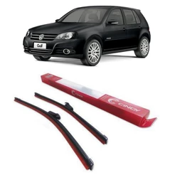 Palhetas Limpador Para-brisa Dianteiro Golf 2008 A 2013 Original Cinoy