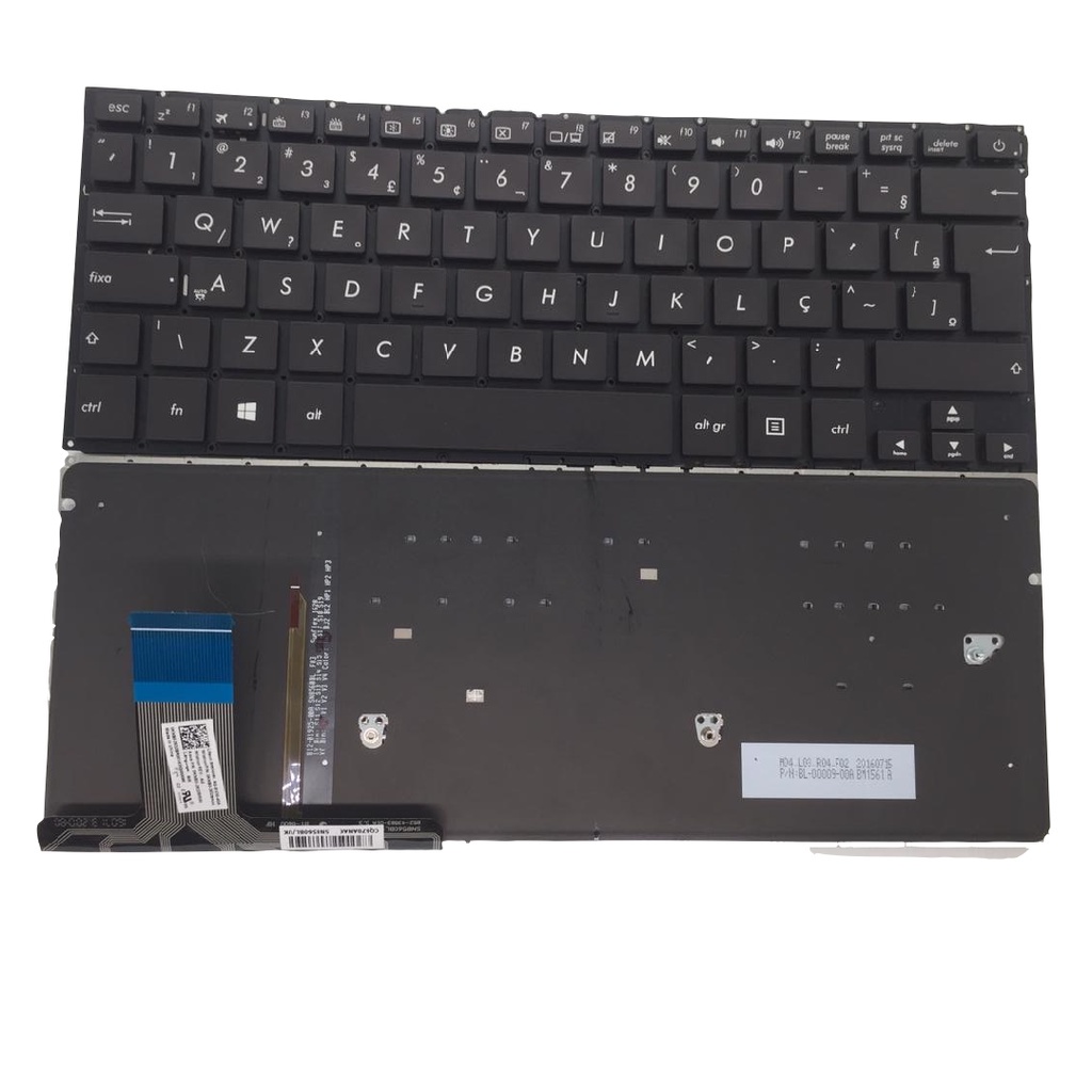 TECLADO PARA NOTEBOOK ASUS ZENBOOK UX330UA - BR - ILUMINADO