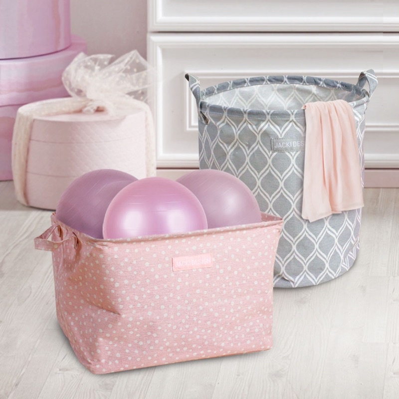 Cesto Organizador de Roupa e Brinquedos acessórios Retangular Jacki Design em Oferta na Shopee