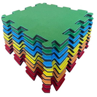 Kit 10 Tatames - EVA Colorido 50x50x2 cm. Academia, Esportes em Oferta na Shopee