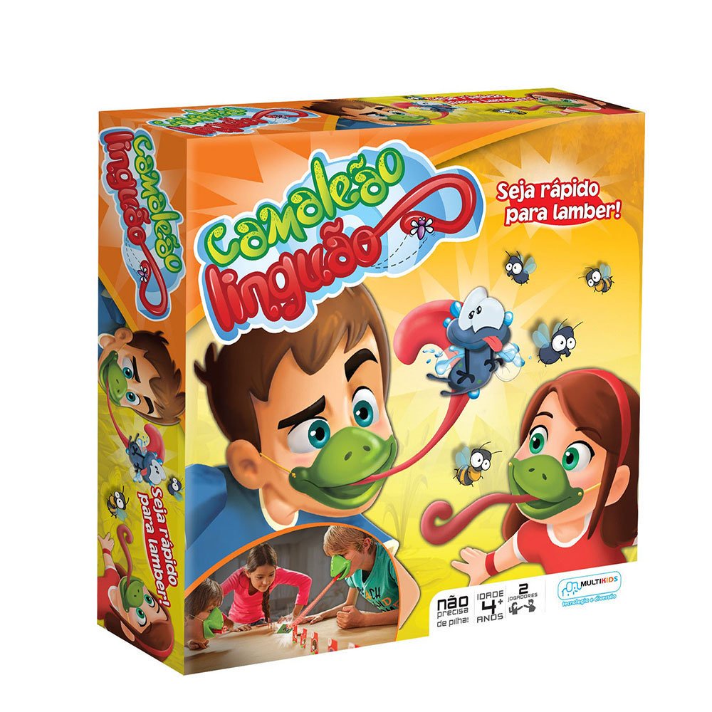 Jogo Camaleão Linguão para 2 Jogadores Multikids - BR426