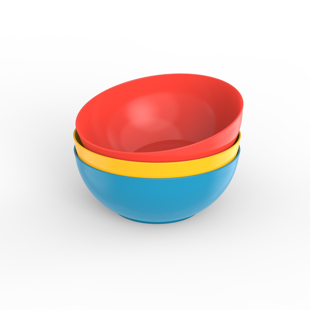 Saladeira tigela bowl 2,5 litros em PP para saladas pipoca vasilha