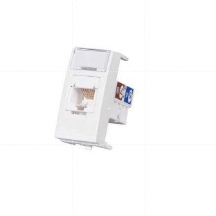 Kit 15 Módulo Tomada Rede RJ45 CAT5e Informática Sleek MarGirius