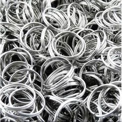 Argola de chaveiro kit com 100 argola sem corrente