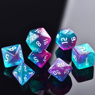 PRESTON Esculpido Padrão Dados Conjunto DND Entusiasta Entretenimento Brinquedo Jogos De Tabuleiro D % D12 D20 D4 D6 D8 em Oferta na Shopee