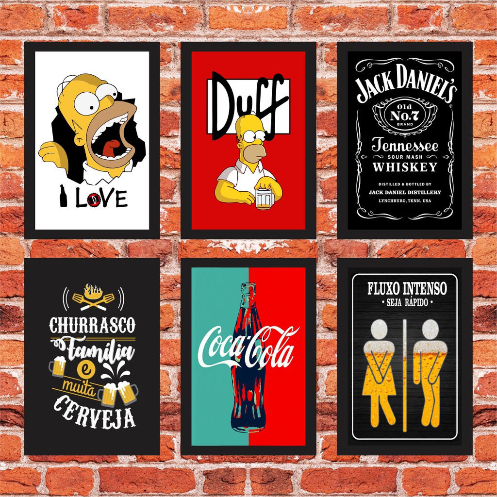 Quadro Placa Decorativa Churrasqueira Área Externa Churrasco Área Gourmet - 21-40