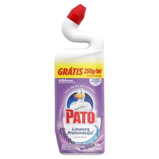 Desinfetante Uso Geral Pato Gel Lavanda Limpeza Profunda 750ml Grátis 250g/ml