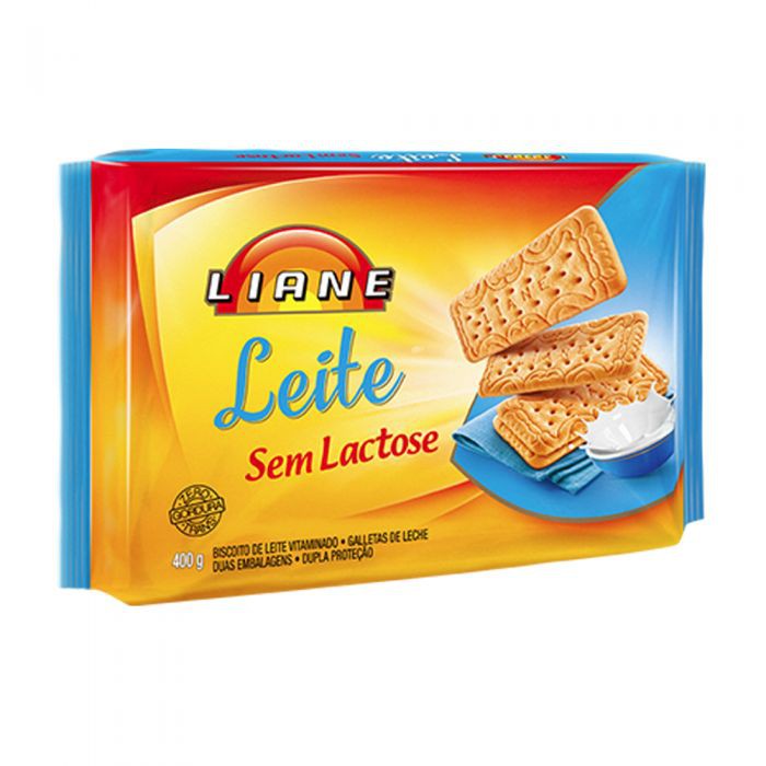 Biscoito Sabor Leite G Liane Zero Leite Sem Lactose Vegano Bolacha Liane Aplv