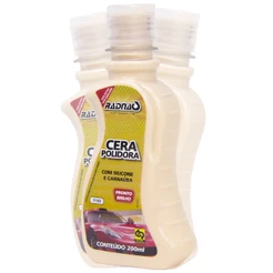 Cera Polidora Liquida Automotivo Com Silicone e Carnaúba Radnaq