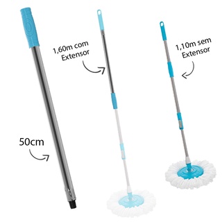 Extensor Reserva Para Mop Giratório Cabo Esfregão Mopi Spin | Shopee Brasil