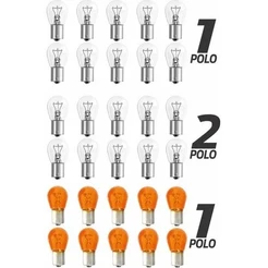 Kit Com 30 Lâmpadas Pisca Universal P21w 12v 1 E 2 Polo Gauss