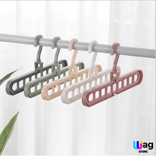 Cabide 9 Furos Multi-dobrável Organizadores Magico