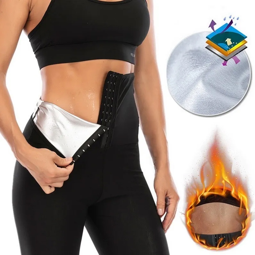 Bermuda Legging Efeito Sauna Shaper Modeladora Queima Gordura Treino Academia Fitness