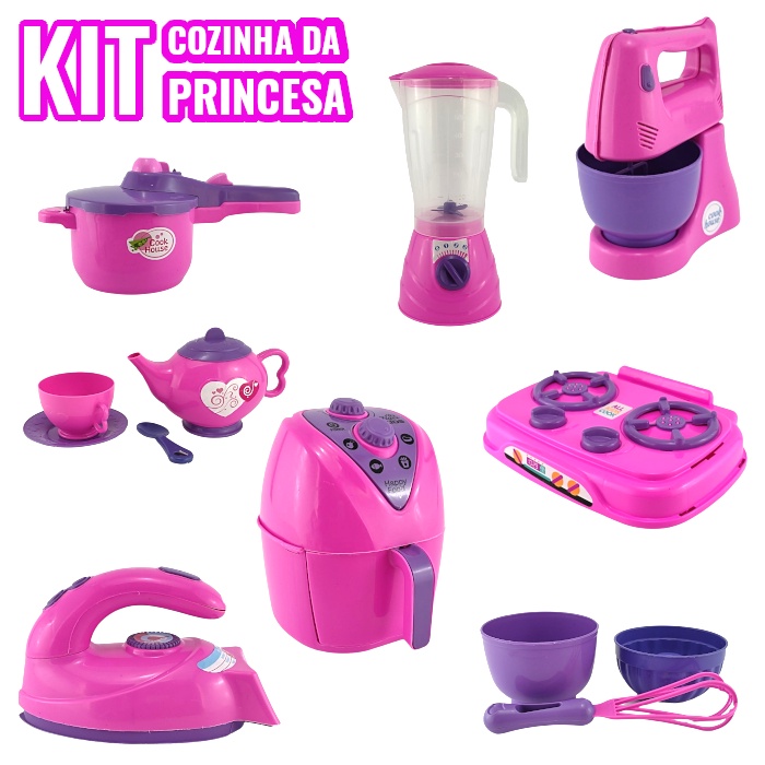 Cozinha da Princesa - Escolha os Eletrodomésticos e o Itens Preferidos e vem brincar!