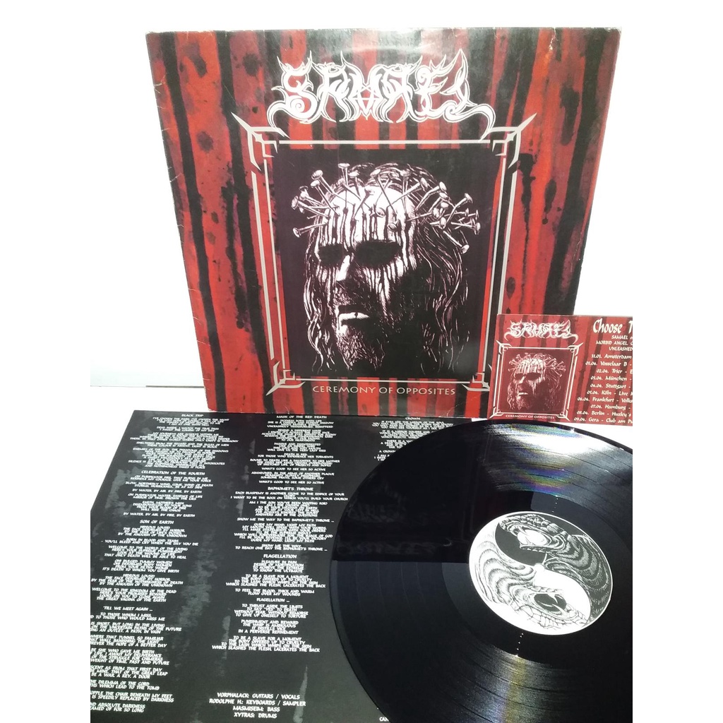 LP Samael ‎- Ceremony Of Opposites. Primeira prensagem. ( Bathory, Mayhem, Darkthrone, Satyricon, Dissection, Emperor )