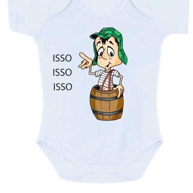 Body Roupa De  Bebê Infantil Chaves Animado Unissex Barato