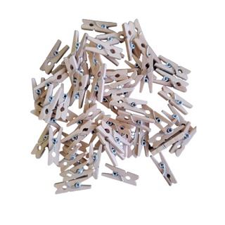Mini Pregador Prendedor Madeira Decoração 2,5cm 60 Unidades em Oferta na Shopee