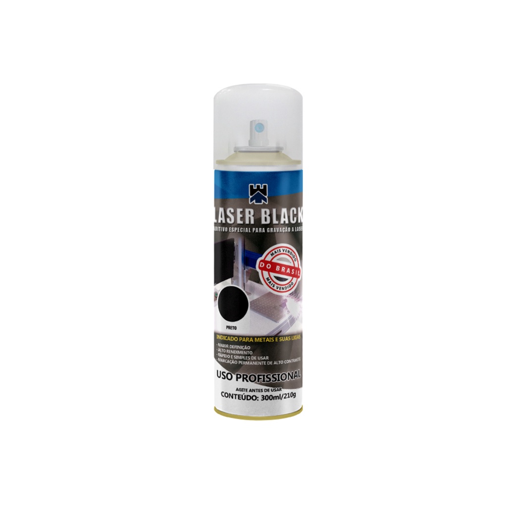 Aditivo para Gravação a Laser 300ml/210g - Laser Black