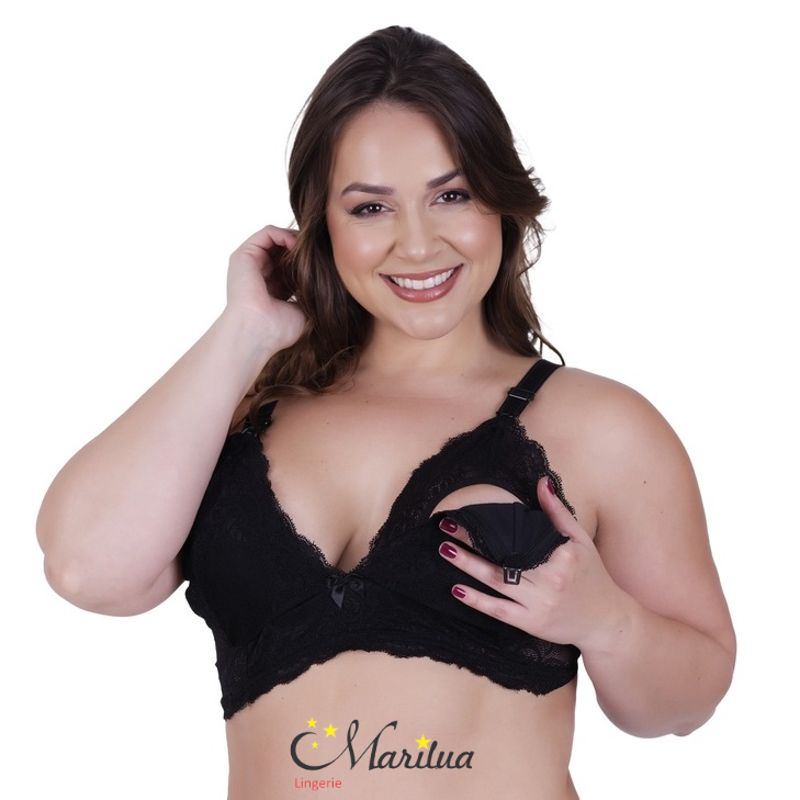 Sutiã Amamentação Em Renda Plus size