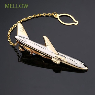 Mellow Clipe / Gravata Masculina De Metal Com Formato De Avião em Oferta na Shopee