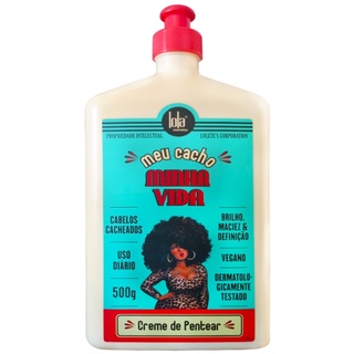Creme Para Pentear 500g Meu Cacho Minha Vida Cabelos Cacheados | Vegano | Lola Cosmetics