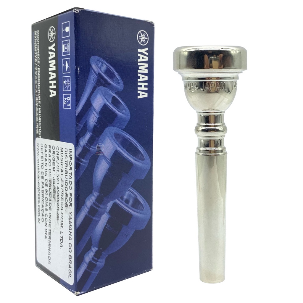 Bocal trompete Yamaha BB TR Prateado TR14B4 Made in Japan