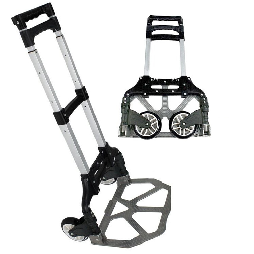 Carrinho Transporte de Carga Multiuso Plataforma Dobrável 75/80Kg