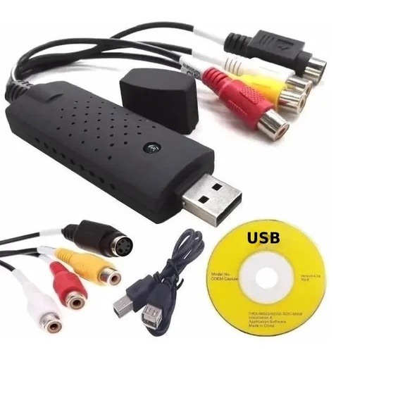 Easy Cap Placa De Captura De Vídeo Usb 2.0 Ps3 Xbox 360 Pc
