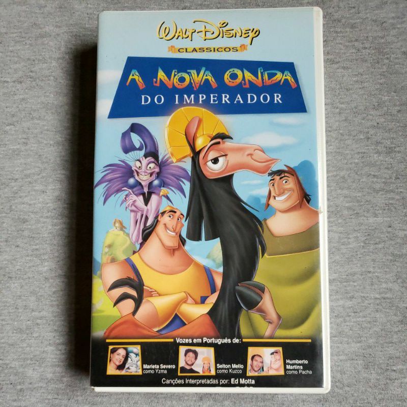 A Nova Onda Do Imperador - Walt Disney - Fita Vhs