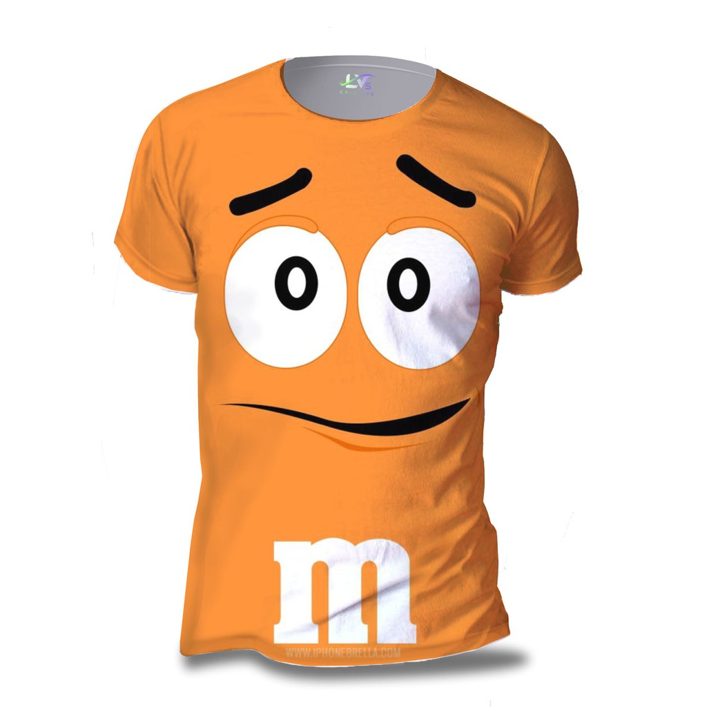 camisa-camiseta-m-m-s-mm-chocolate-laranja-personalizada-mm4-shopee