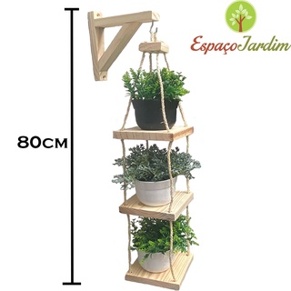 Jardim Vertical Suporte para Pendurar Plantas Horta Vertical 80cm ...