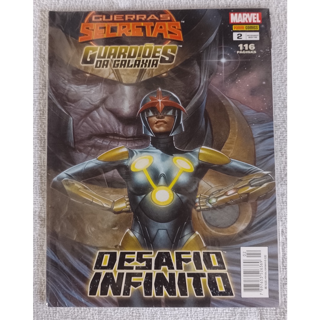 Guerras Secretas: Guardiões da Galáxia - Minissérie /Panini - N° 02 - Desafio Infinito (Nova)
