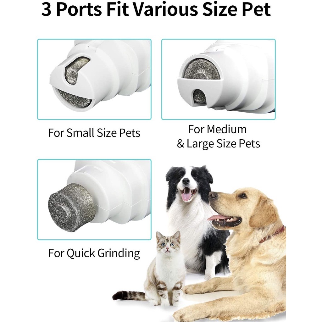 [Recarga USB] Ferramenta elétrica para lixar unhas de animais de estimação