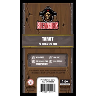 Sleeve Bucaneiros Tarot 70 x 120 mm - 100 unidades em Oferta na Shopee